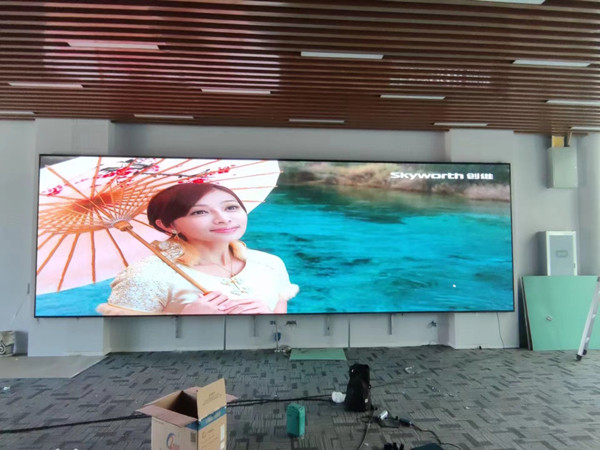 浮梁P1.53led小间距屏安装案例